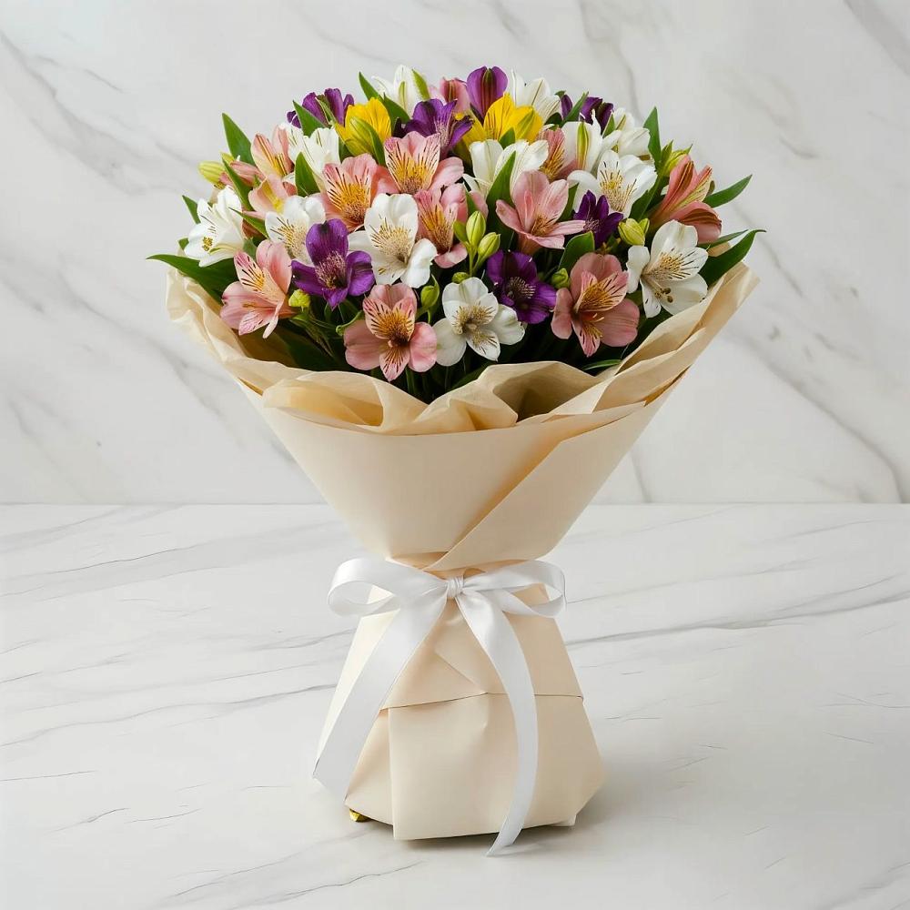 Букет цветов из: Альстромерии в Ивне