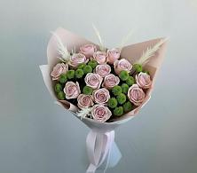 Букет цветов из:  Розы и Хризантемы #REPLACE_PRED# Ивне