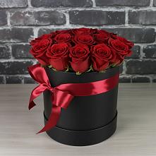 Цветочная композиция из Розы в шляпной коробке #REPLACE_PRED# Ивне