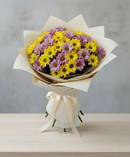 Букет цветов из:  Хризантемы #REPLACE_PRED# Ивне