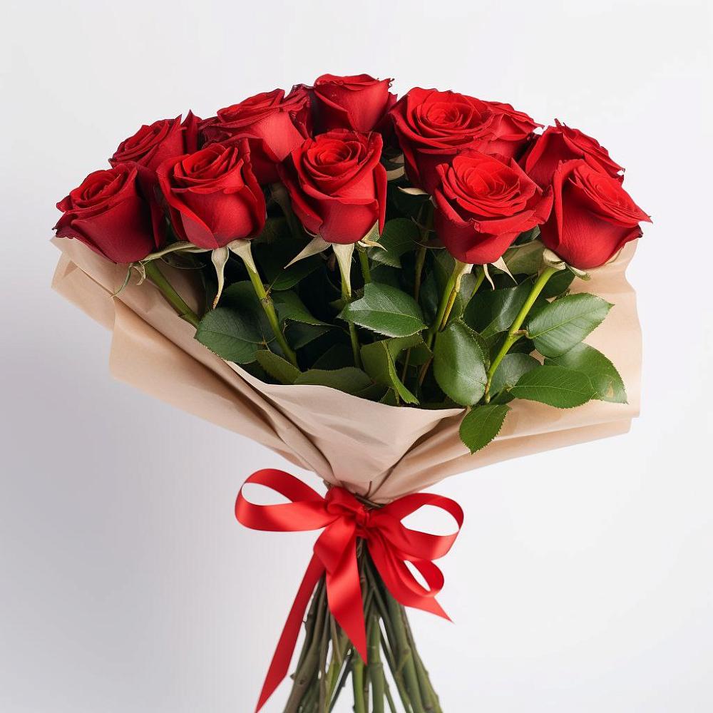 Букет 11 Красных роз Эдлесс Лав в Ивне